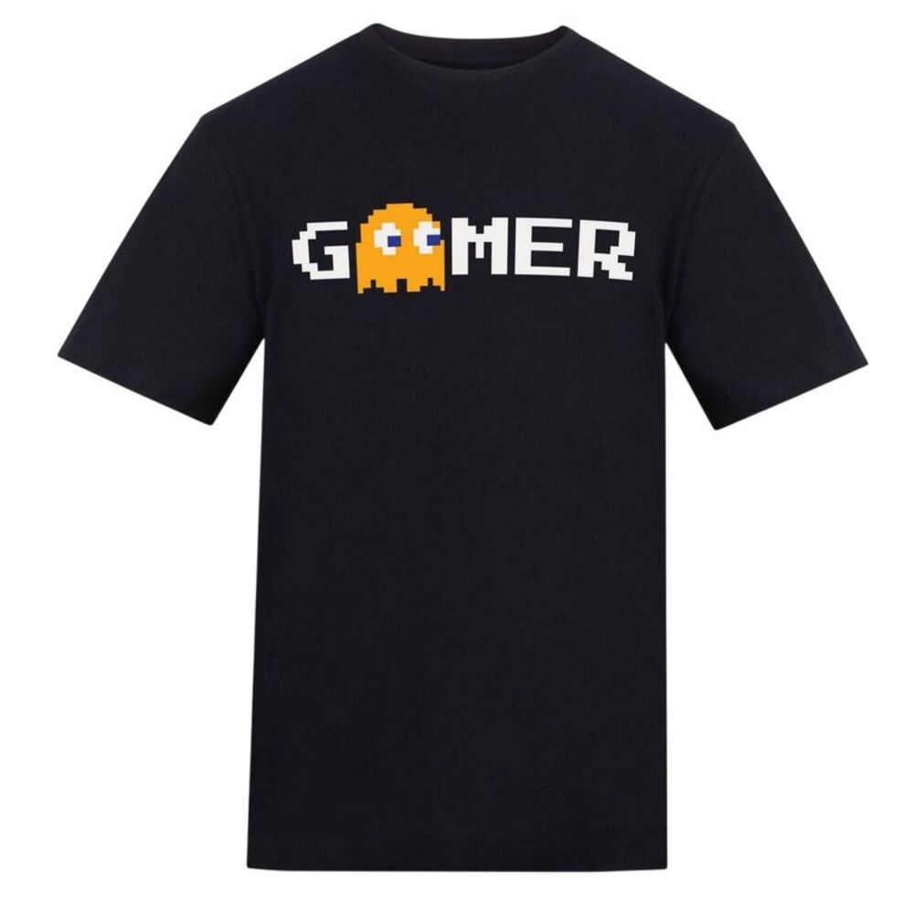 Pac-Man Unisex Adult Gamer T-Shirt / Black
